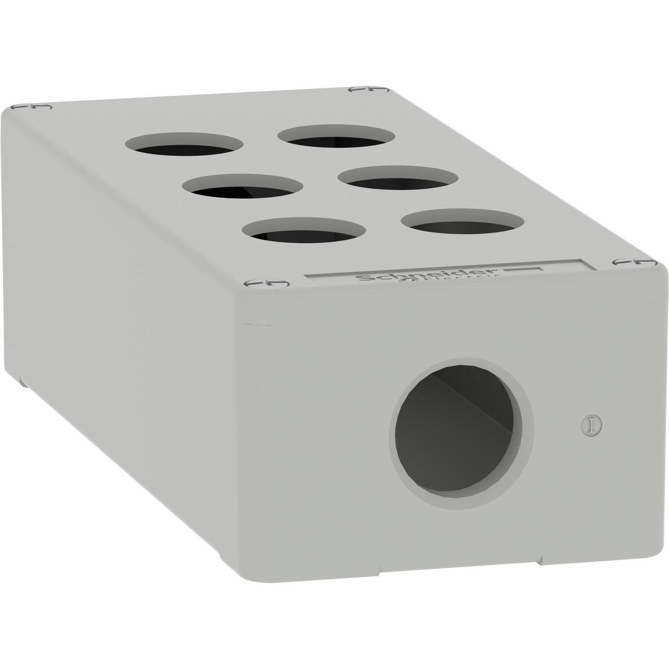 Thumbnail - Schneider Electric XAPD3206 Leergehäuse XAP Metall grau für 6x22mm - CSA (Gehäuse), Elektronikzubehör + Gehäuse, Grau