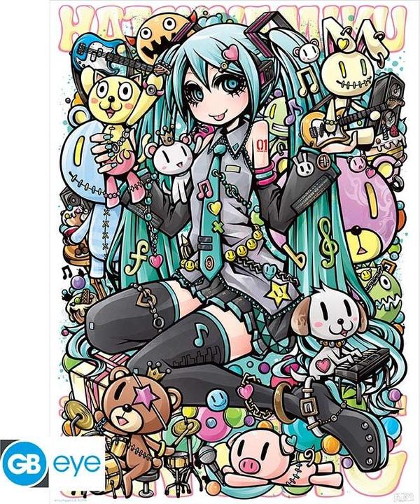 Produktbild GB Eye Hatzune Miku Set 2 Chibi Posters Series 2 (52x38)