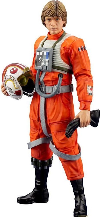 Actual product image Kotobukiya Star Wars ARTFX+ Statue 1/10 Luke Skywalker X-Wing Pilot 17 cm