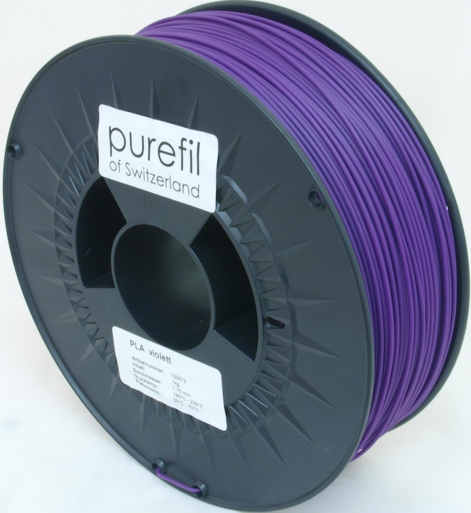 Actual product image Purefil Filament (PLA, 1.75 mm, 1000 g, Violet)