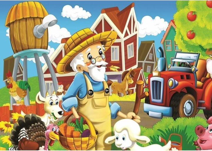 Image du produit Heidi Cheese Line HeiDi Art Puzzle 24+35 pcs. XL 5567 Happy Farm (59 pièces)