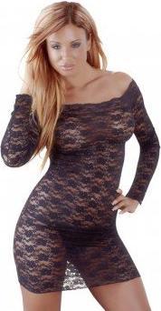 Produktbild Cottelli Collection Spitzen Minikleid schulterfrei (S)