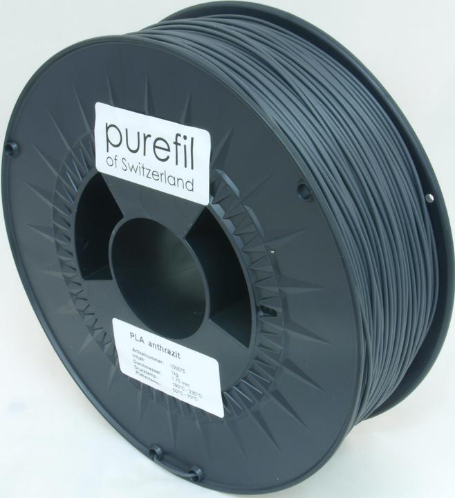 Productafbeelding Purefil Draad (PLA, 1.75 mm, 1000 g, Grijs)