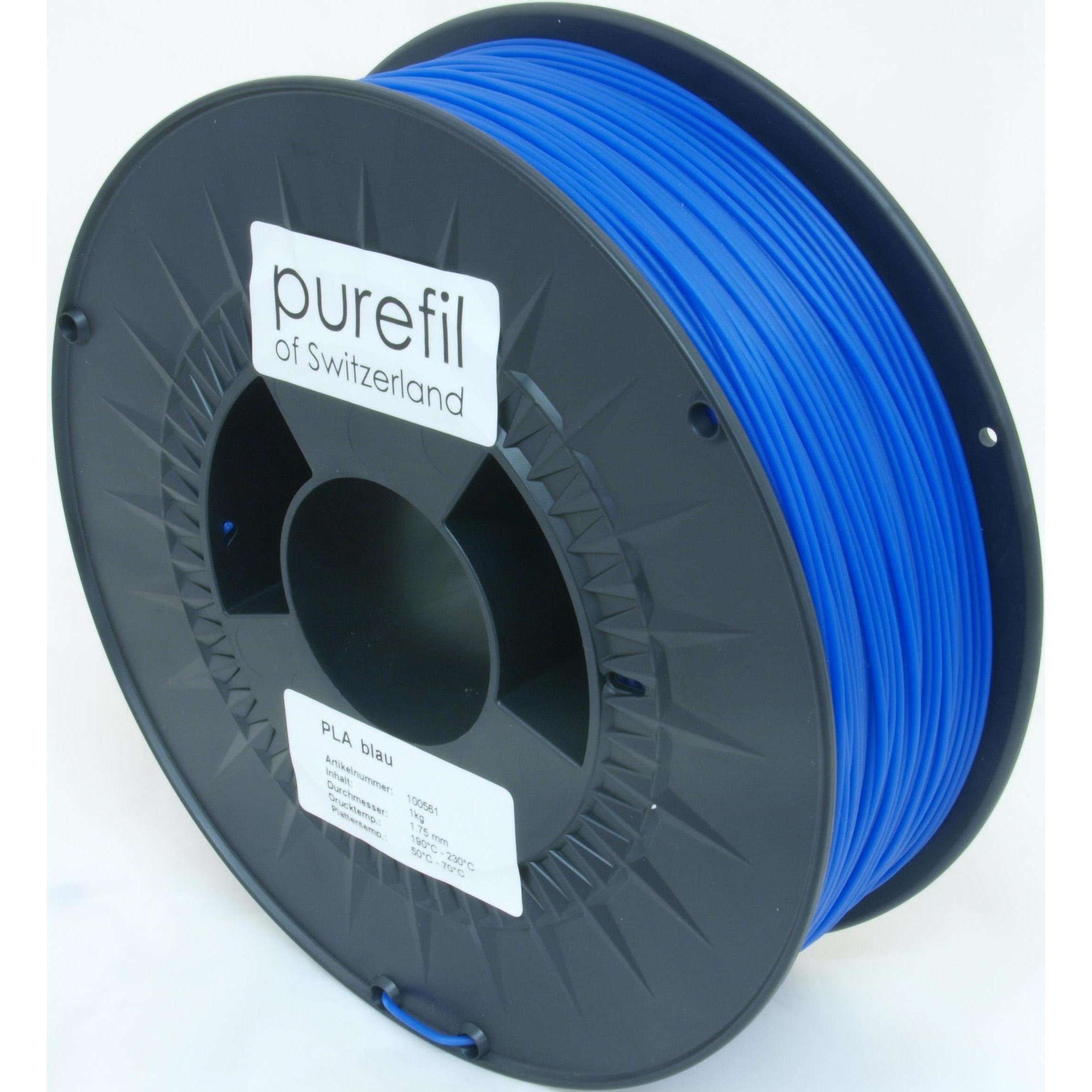 Thumbnail - Purefil Filament (PLA, 1.75 mm, 1000 g, Blau), 3D Filament, Blau