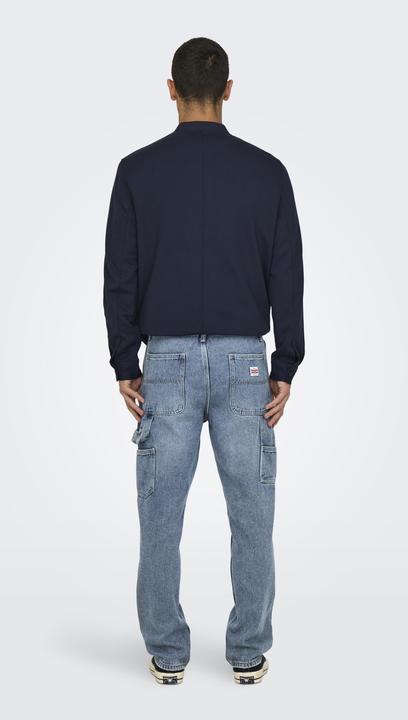 Actual product image Only & Sons ONSEDGE mid waist straight cut jeans regular fit jeans (W31/L34)