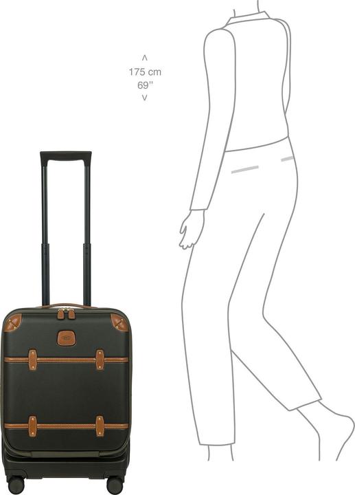 Produktbild Brics Bellagio 4 Rollen Kabinentrolley 55 cm mit Dehnfalte (40 l)