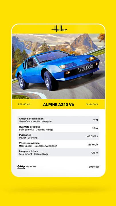 Actual product image Heller Alpine A310