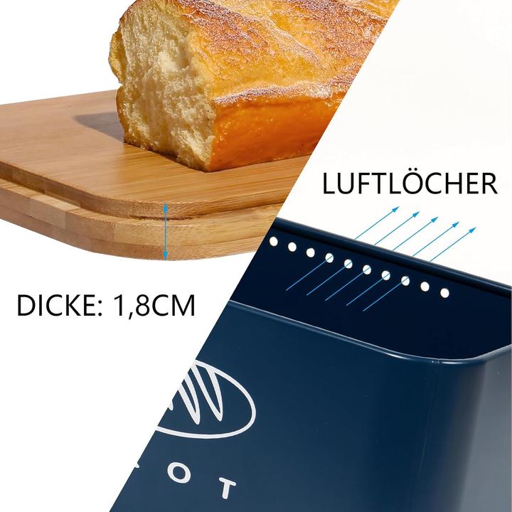 Actual product image Theo&Cleo Brotkasten mit Deckel