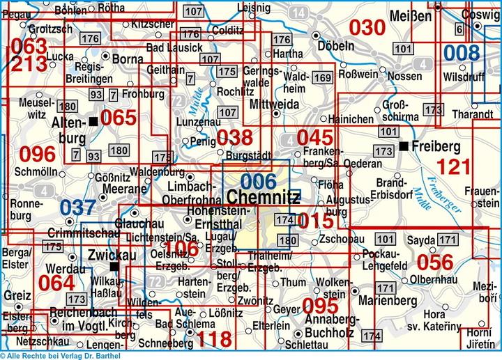 Produktbild Doktor Barthel Stadtplan Chemnitz