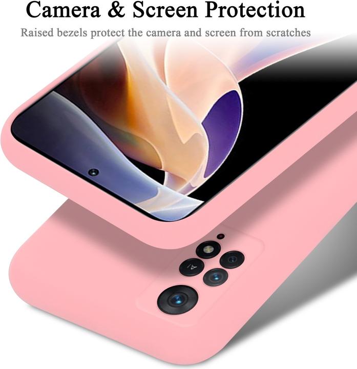 Produktbild Cadorabo TPU Liquid Silicone Case Hülle für Xiaomi RedMi NOTE 11 PRO 4G / 5G