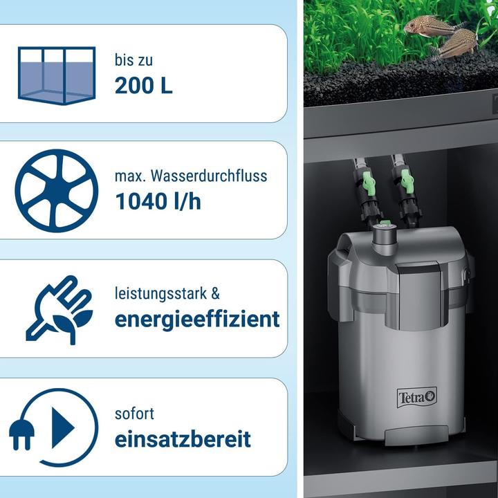 Actual product image Tetramin EX 700 Plus External Filter Complete Set (200 l, External filters, Fresh water)