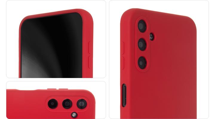 Actual product image Tecto Shield Silicon Soft Case for Samsung Galaxy S23 Ultra red (Samsung Galaxy S23 Ultra)