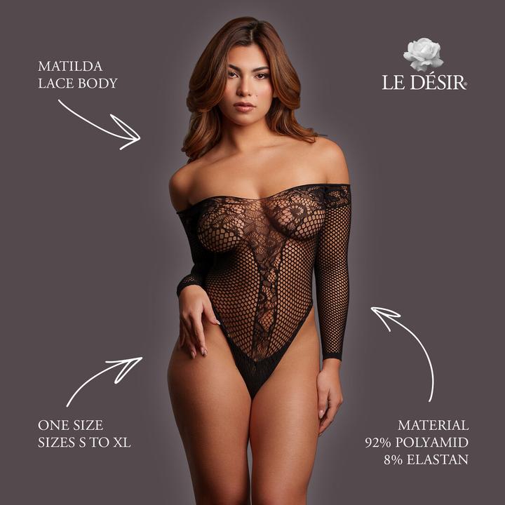 Produktbild Le Désir Matilda - Lace Body - One Size - Black (One Size)