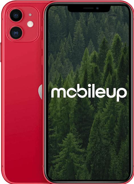 Produktbild mobileup iPhone 11 (64 GB, Red, 6.10", SIM + eSIM, B / Sehr gut)