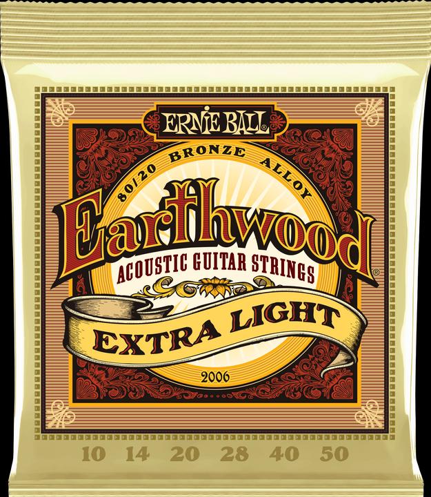 Ernie Ball Earthwood Extra Light Bronze (6 x, Gitarre, 0.05")