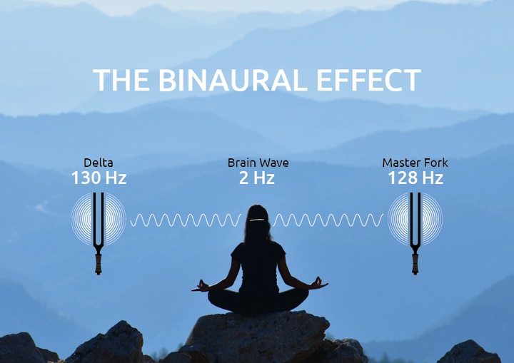 Actual product image Meinl Binaural Therapy Tunging Fork - Delta