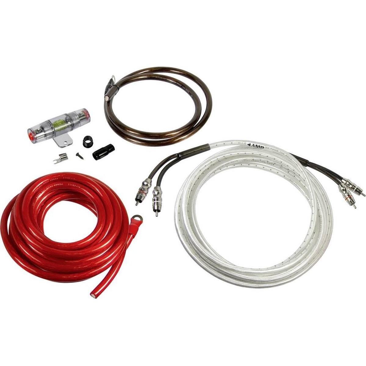 Hifonics, Cavo HiFi auto, Set di cavi di alimentazione HiFi per auto 25 mm², 25 mm², 0,5 mm²