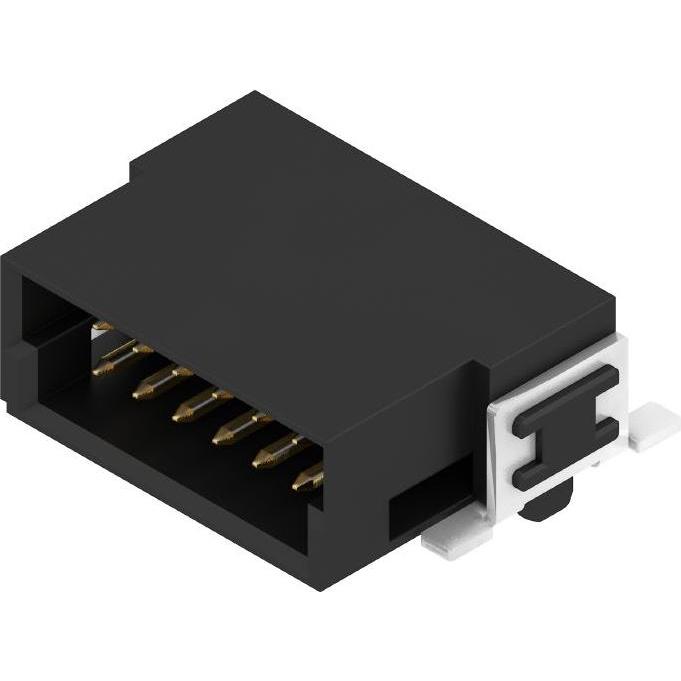 Weidmüller Stiftgehäuse-Platine Polzahl Gesamt 12 Rastermass 1.27 mm 2747160000 560 St., Cavo + Spina elettrica, Nero