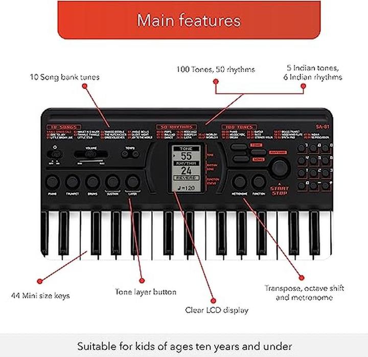 Productafbeelding Casio SA-81 (44 Sleutels)
