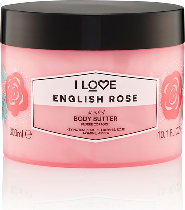 I Love... Body Butter English Rose 300 ml (Body Butter, 300 ml)
