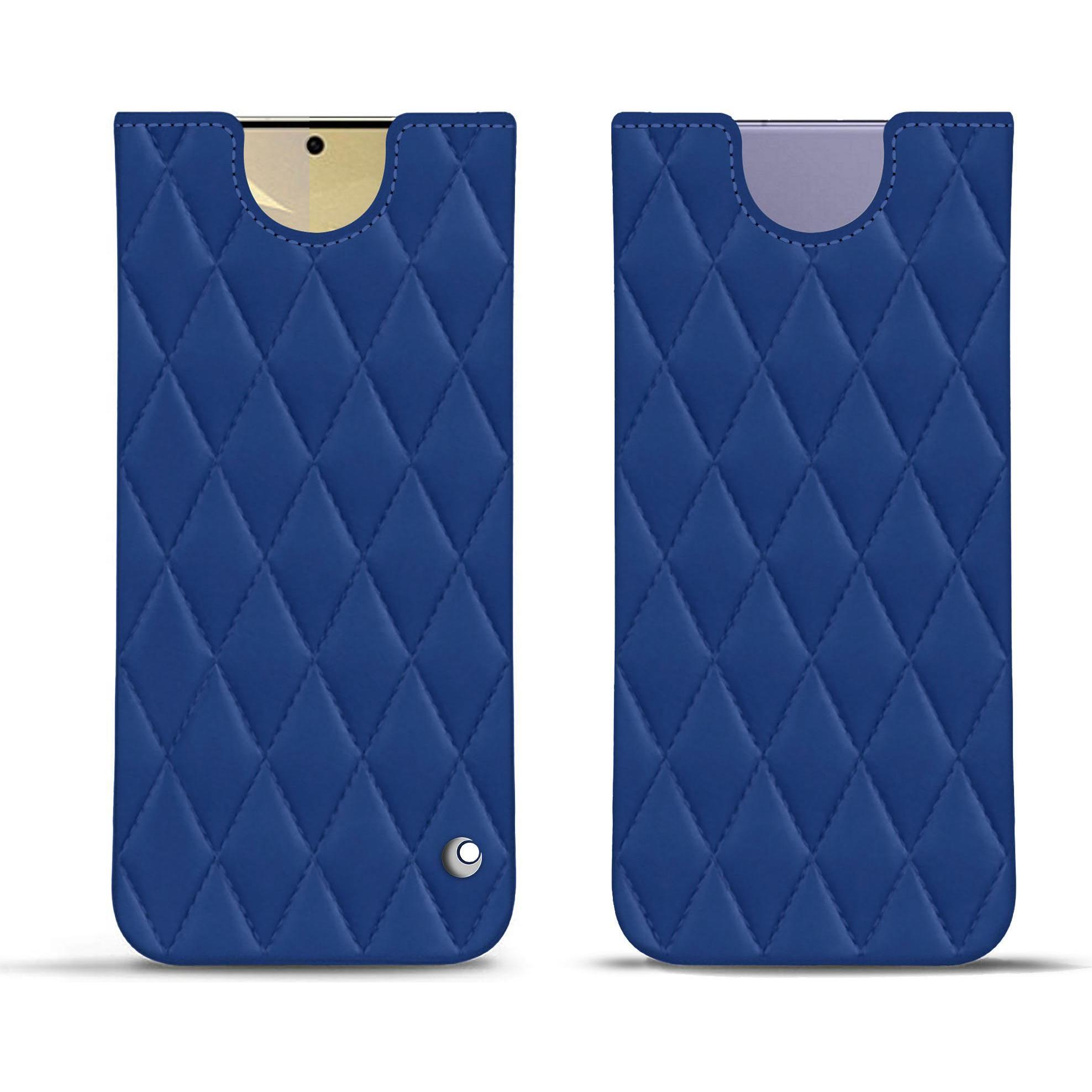 Noreve Lederschutzhülle (Samsung Galaxy S24+), Smartphone Hülle, Blau