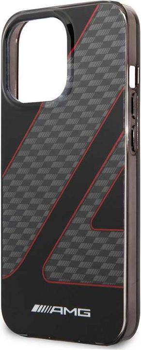 Produktbild Mercedes-Benz Double Layer Checkered Flag Pattern Transparent Hard Case (Apple iPhone 13 Pro)