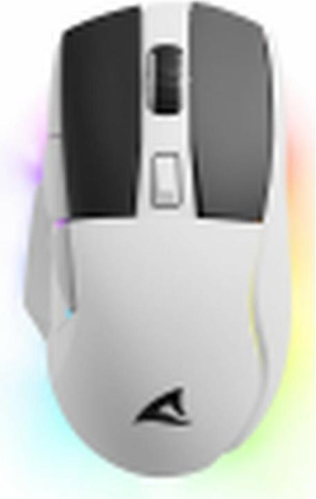 Actual product image Sharkoon SKILLER SGM50W White (Cable, Wireless)