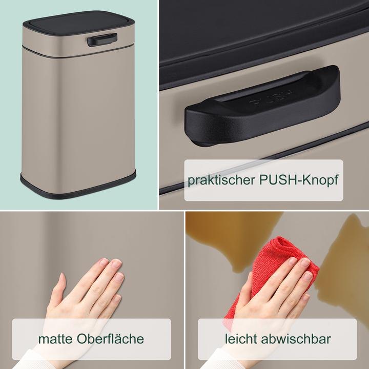 Actual product image Relaxdays kitchen bin (5 l)