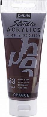 Actual product image Pebeo Studio Acrylics fine acrylic (Red earth, 100 ml)