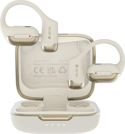 Actual product image Devia Bluetooth earphones OWS Pro1 beige (10 h, Wireless)