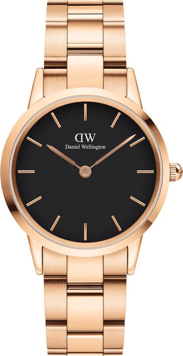 Actual product image Daniel Wellington Iconic Link Black Rose Gold (32 mm) (Analogue wristwatch, 32 mm)