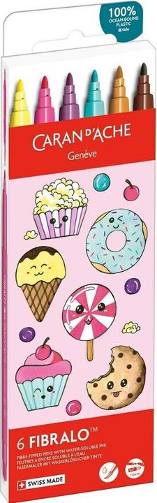 Image du produit Caran d'Ache Feutres Fibralo Kawaii (6x)