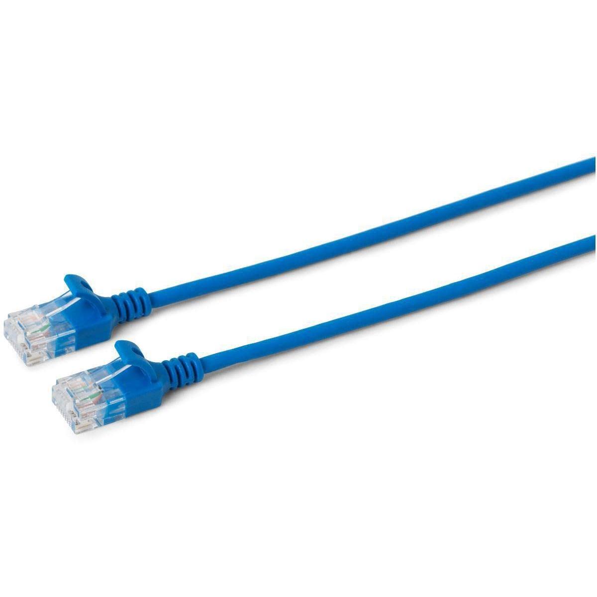 Thumbnail - MicroConnect U/UTP CAT6A Slim 0.25M Blue (U/UTP, CAT6a, 0.25 m), Netzwerkkabel