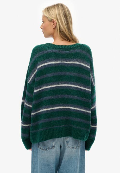 Image du produit Superdry Pull en maille rayé brossé décontracté femme (S)