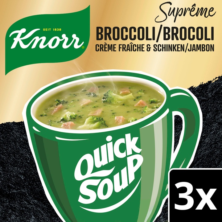 Immagine prodotto Knorr Broccoli con crème fraîche e prosciutto crudo