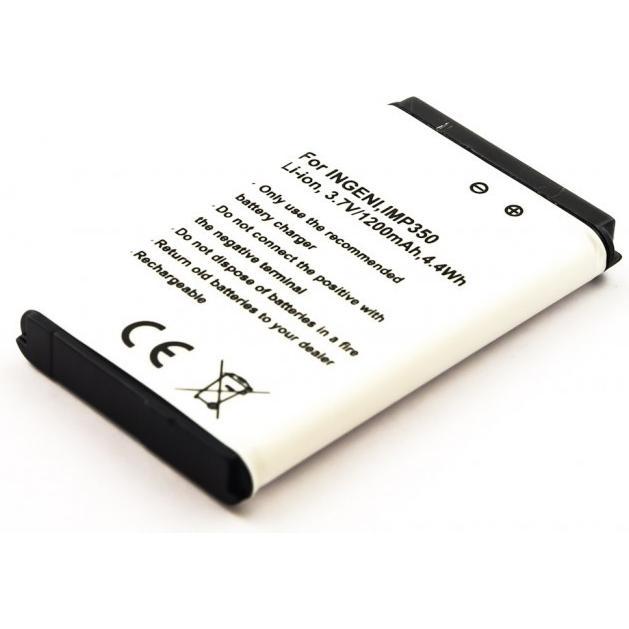 AGI Akku kompatibel mit Ingenico 296118442 (Akku), Mobilgerät Ersatzteile, Schwarz