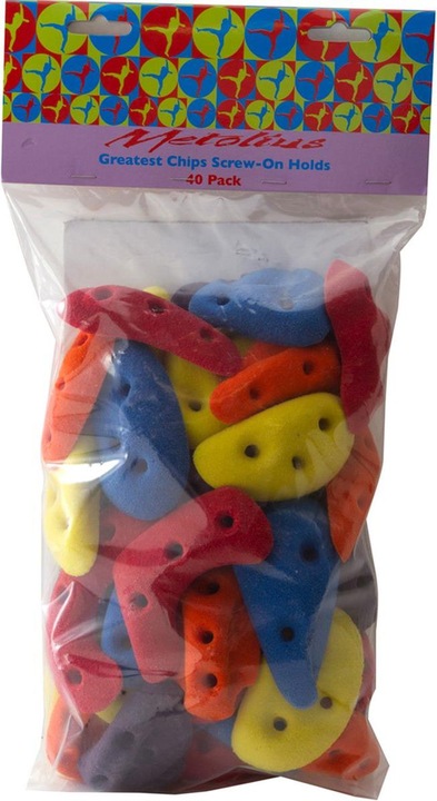 Produktbild Metolius Greatest Chips Screw On 40er Pack (Mehrfarbig)
