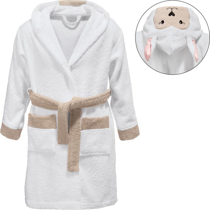 Erwin Müller Kinder-Kapuzenbademantel "Schaf"