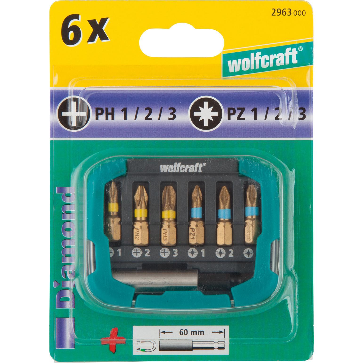 wolfcraft, Bits, 1 Bit-Box 7-teilig