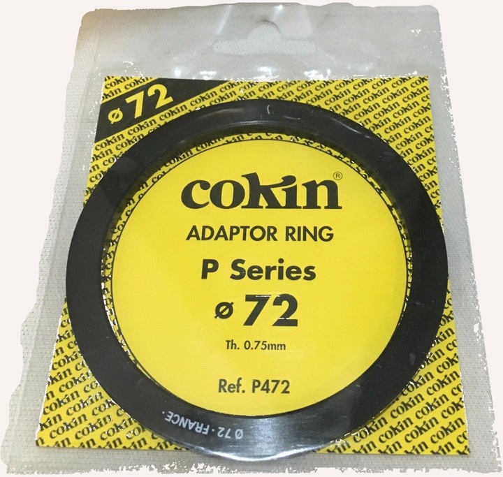 Actual product image Cokin Adapter P472 72 mm (Obective filter holder, 72 mm)