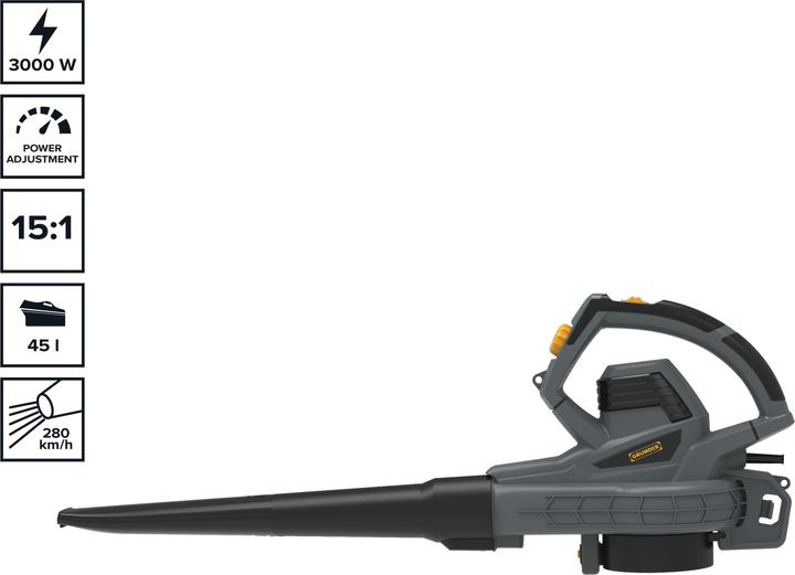 Actual product image Grunder Blower Leaf Cybv09d-T