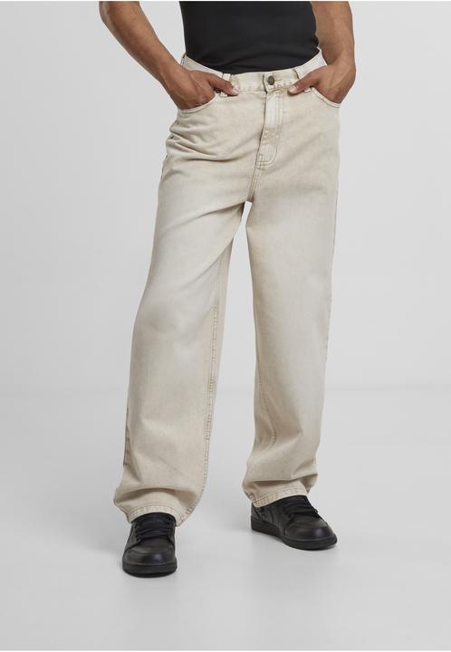 Black acid washed, white dirty washed