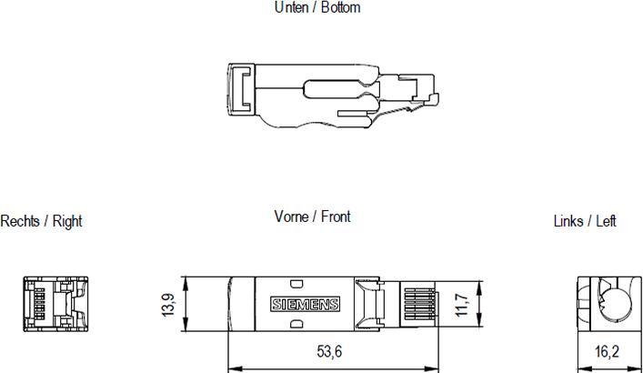 Produktbild Siemens Steckverbinder 6GK1901-1BB12-2AA0