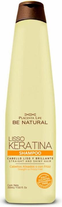 Immagine prodotto Life Be Natural Lisso Keratina Shampoo per capelli lisci e lucenti 350ml (350 ml, Shampoo liquido)