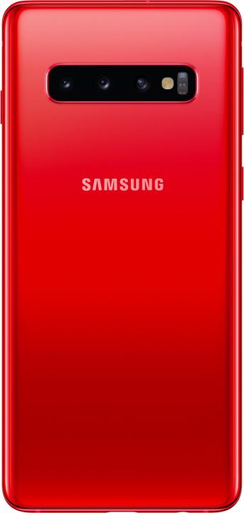 Produktbild Samsung Galaxy S10 (128 GB, Cardinal Red, 6.10", Hybrid Dual SIM, 4G)