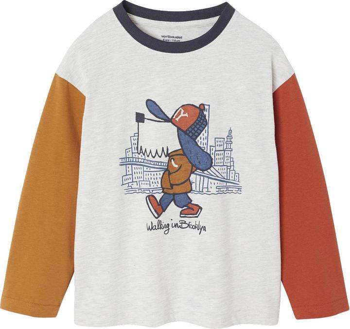 Image du produit Vertbaudet Jungen Shirt mit Colorblock-Ärmeln (158, 164)