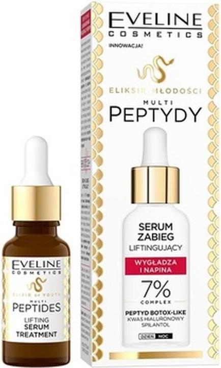 Actual product image Eveline Cosmetics Elixir of Youth Peptide Serum Lifting Treatment 18ml (18 ml)
