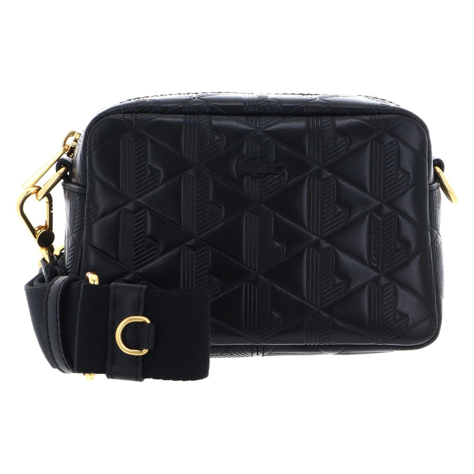 Lacoste, Damen, Handtasche, Maheki Crossover Bag, Schwarz