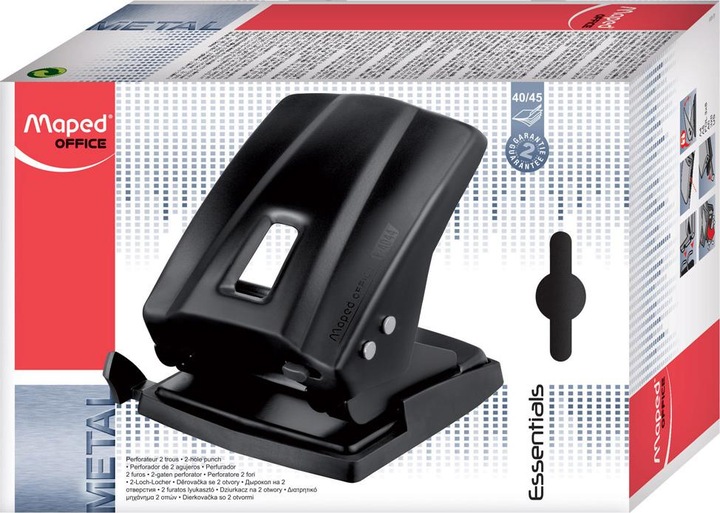 Produktbild Maped Locher Essentials Metal schwarz