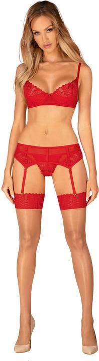 Productafbeelding Obsessive Ingridia 3teiliges Set Rot (M, L)